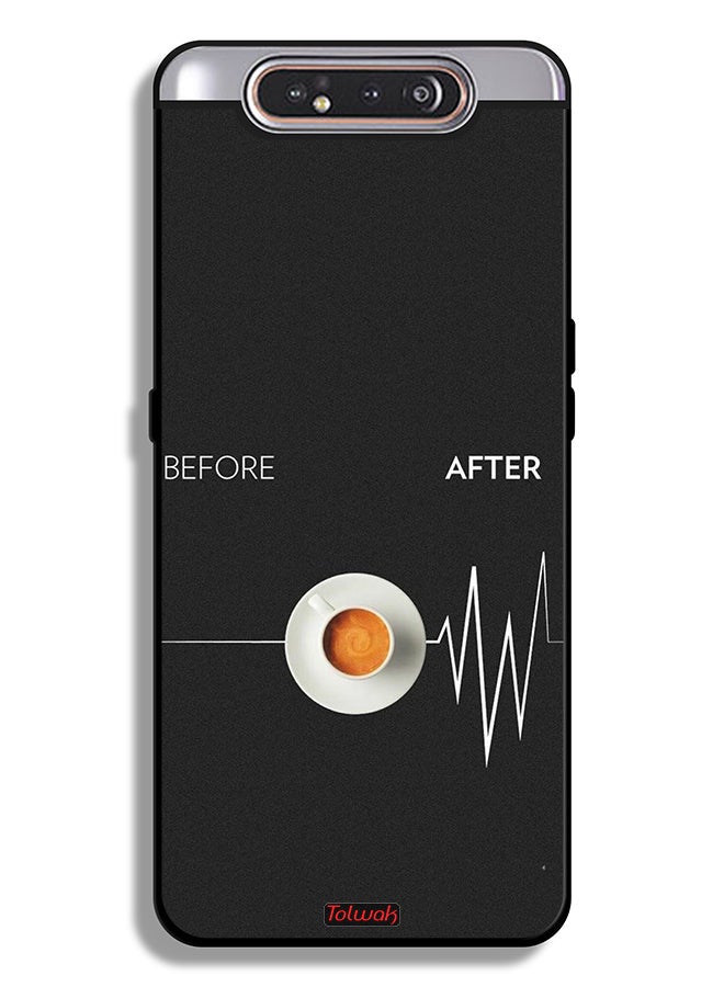 Tolwak Samsung Galaxy A80 Protective Case Cover Before After - Image 1