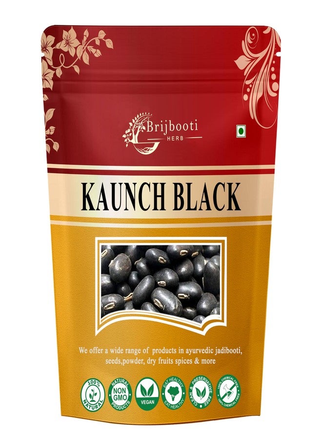 BrijBooti Black Kaunch Seeds 200 Gr - Mucuna Pruriens - Kala Koch ke Beej - Cowhage - Image 1