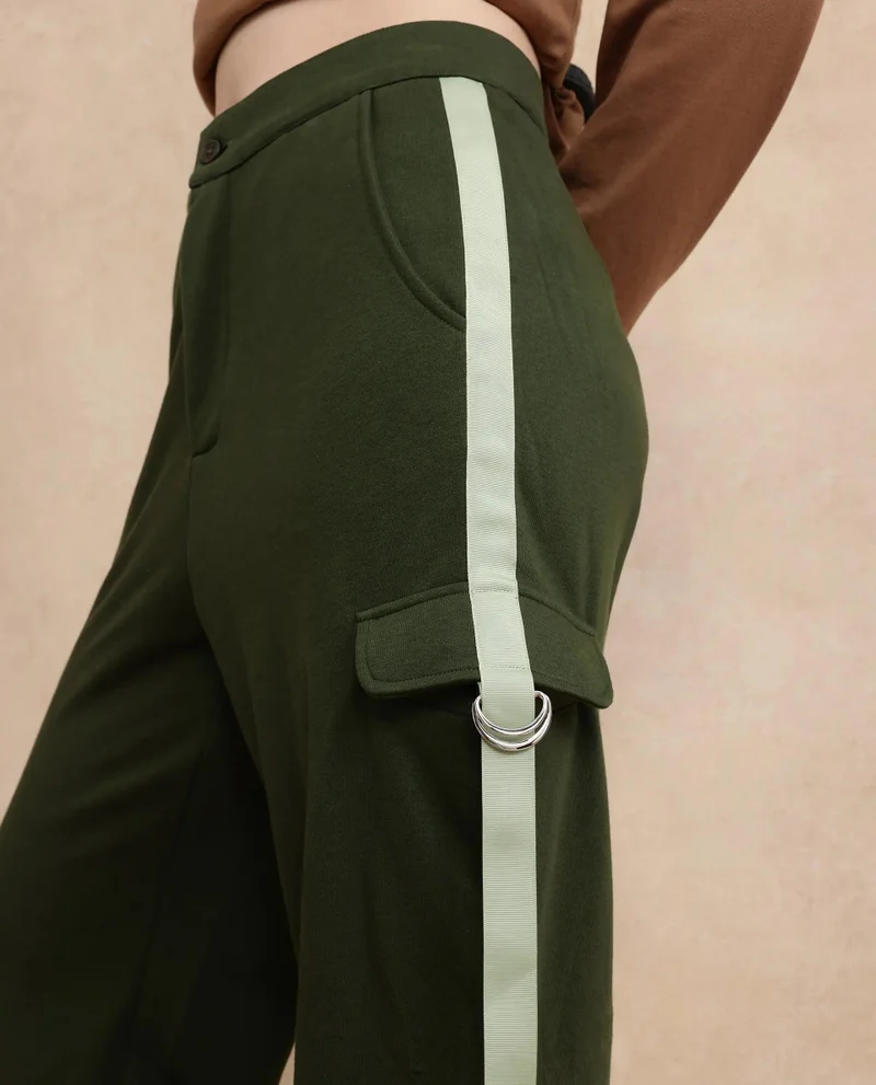 ريريزم Women's Wide Fit Plain Track Pant