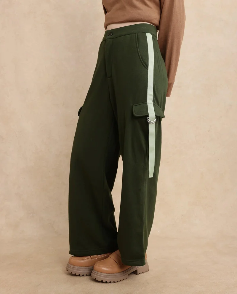 Rareism Women's Wide Fit Plain Track Pant