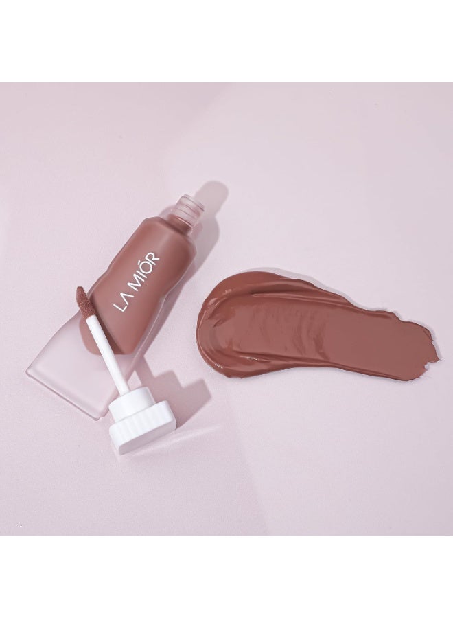 LAMIOR Matte Velvet Liquid Lipstick 8 Hour Coverage | Rich & Long Lasting | lip color for Women | Lightweight & Comfortable - Smudge Proof | Non Transferable | Shade - Triumph, 5 ml - Image 4