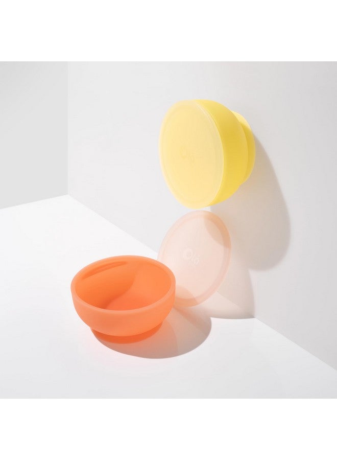 Olababy 100% Silicone Suction Bowl with Lid for Independent Feeding | First Stage Self Feeding Essential for Toddlers and Kids| Baby Led Weaning Snack Feeder | Food Container and Storage | (Kiwi) - Image 4