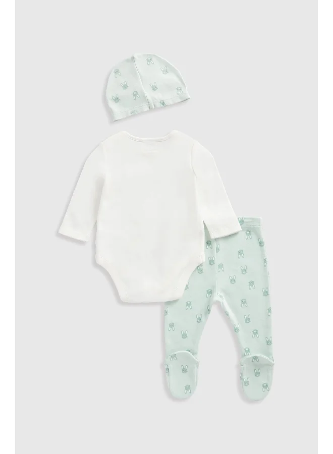 mothercare Bunny 3-Piece Outfit Set