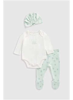 mothercare طقم ملابس الأرنب المكون من 3 قطع  - Image 2