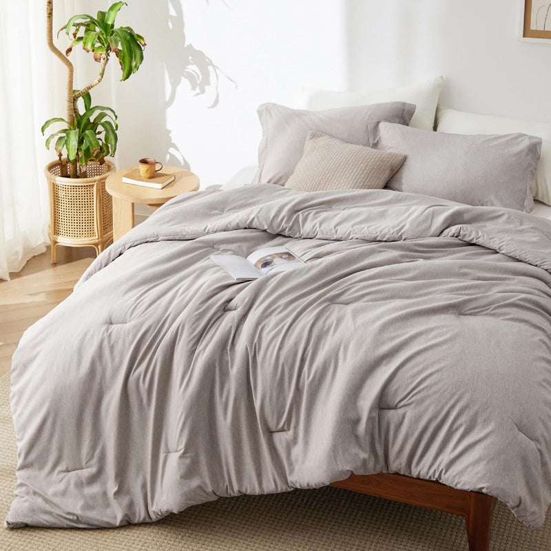 Bedsure California King Comforter Set Soft Microfiber Bedding for All Seasons 3 Pieces 1 Comforter 104x96 and 2 Pillow Shams 20x362