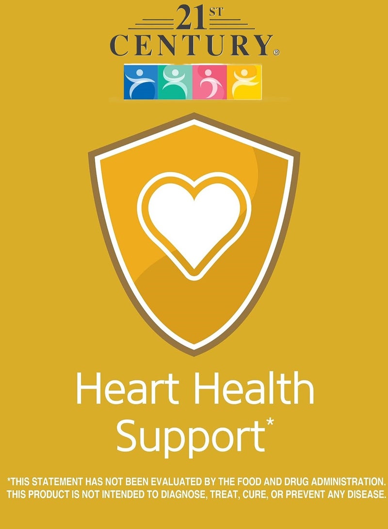 21st Century Folic Acid 800 mcg Heart Health Support 180 Easy to Swallow Tablets - Image 2