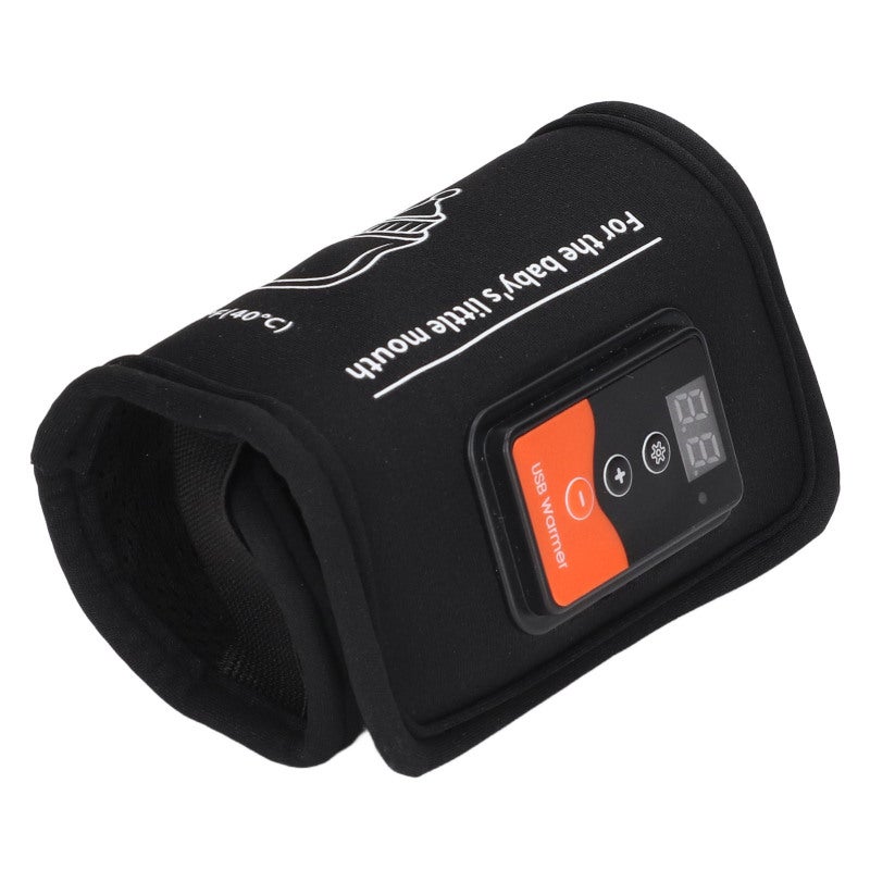 USB Baby Bottle Warmer Bag: 40°C Constant Temp Fast Even Heating - Adjustable Size Fit Most Bottles Portable Lanyard Design for Outdoor Travel Car Home Use - Image 2