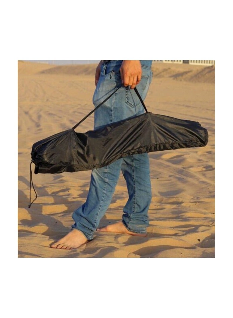 PROMASS Foldable Beach And Garden Chair, Black - Image 5