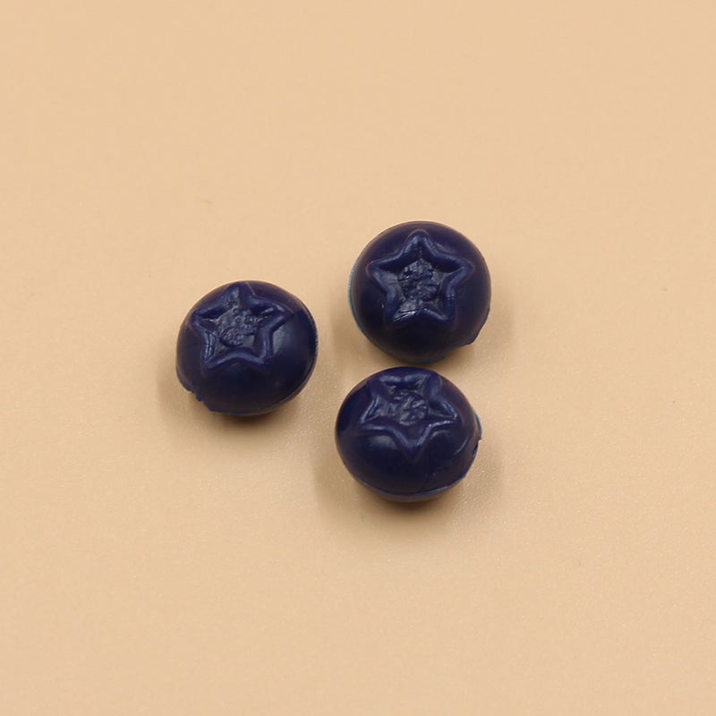 50pcs Artificial Blueberry Fake Simulation Realistic Blueberries Fake Fruit for DIY Craft - Image 4