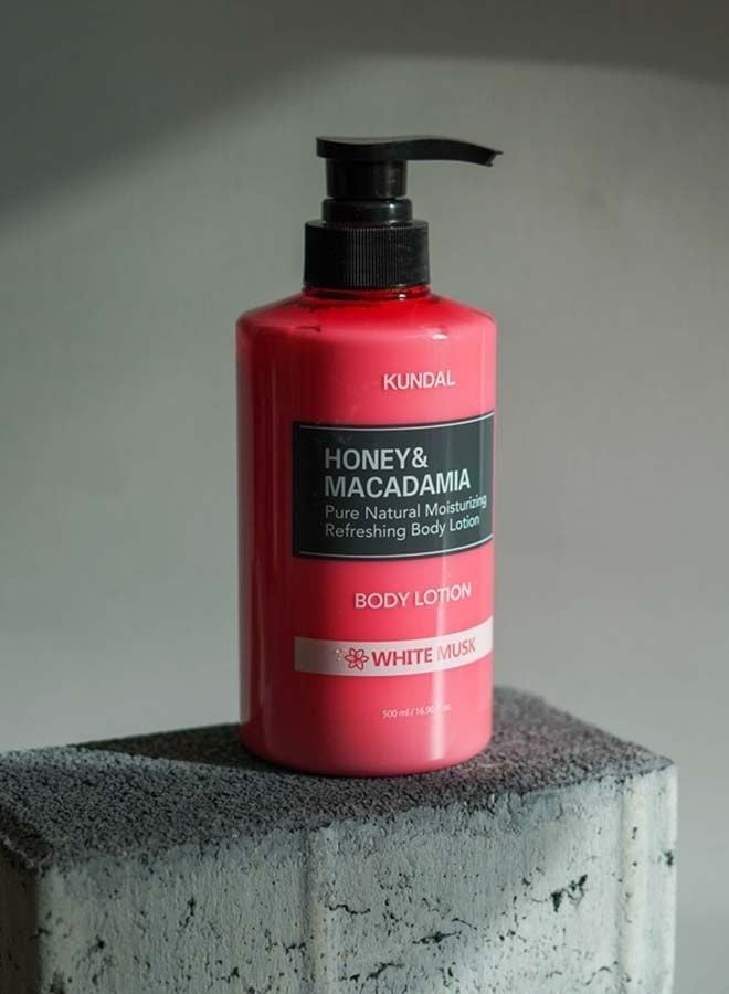 كاندال لوشن الجسم النقي بالعسل والمكاداميا بالمسك الأبيض 500 مل - Image 2