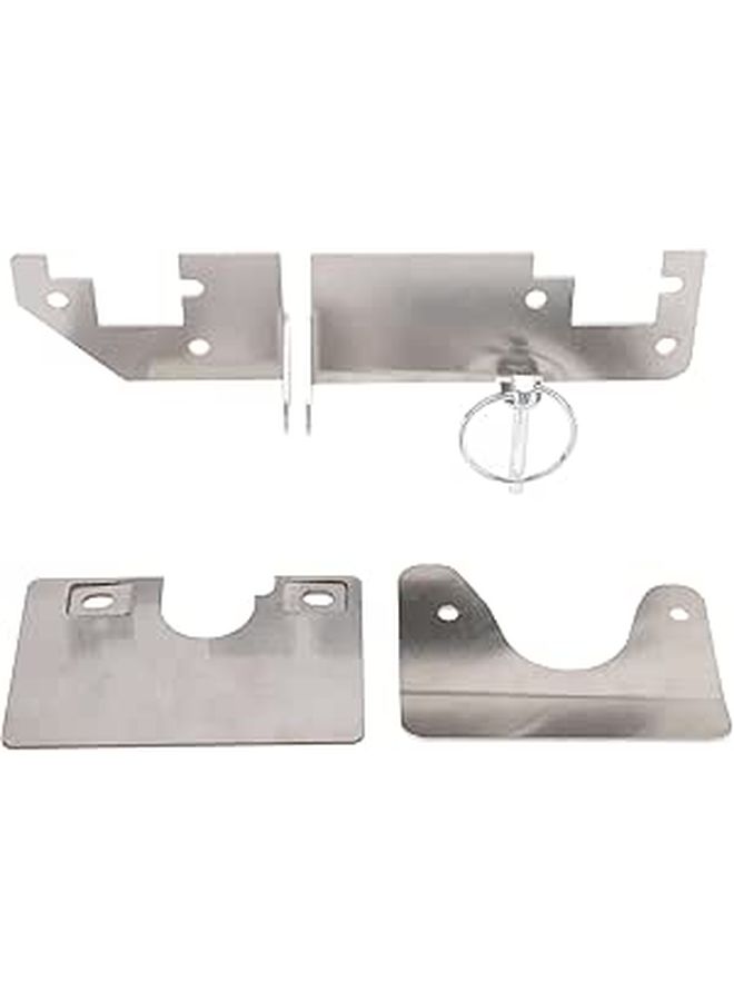 Door Prick Stop Anti Theft Stainless Steel Tailgate Roof Driver Side Rear Door Burglary Protector Enhanced Security Device For Motorhome Jumper Van - Image 1