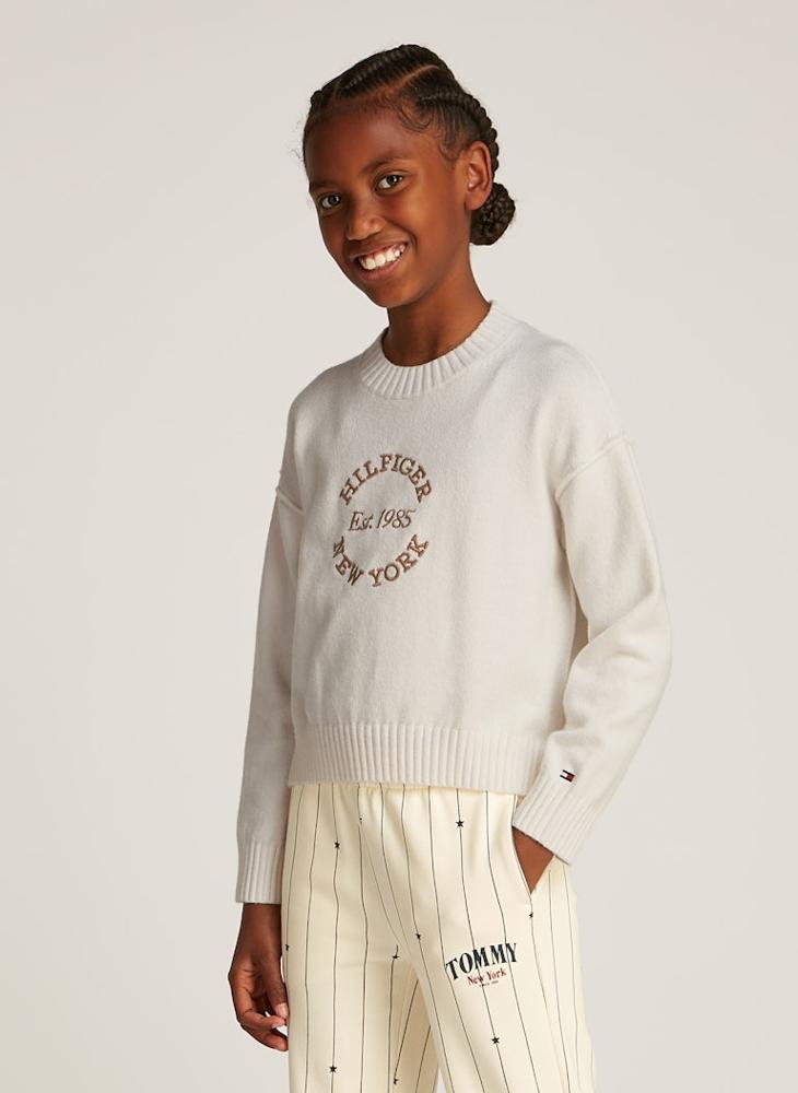 TOMMY HILFIGER Youth New York Detail Logo Sweater  - Image 1