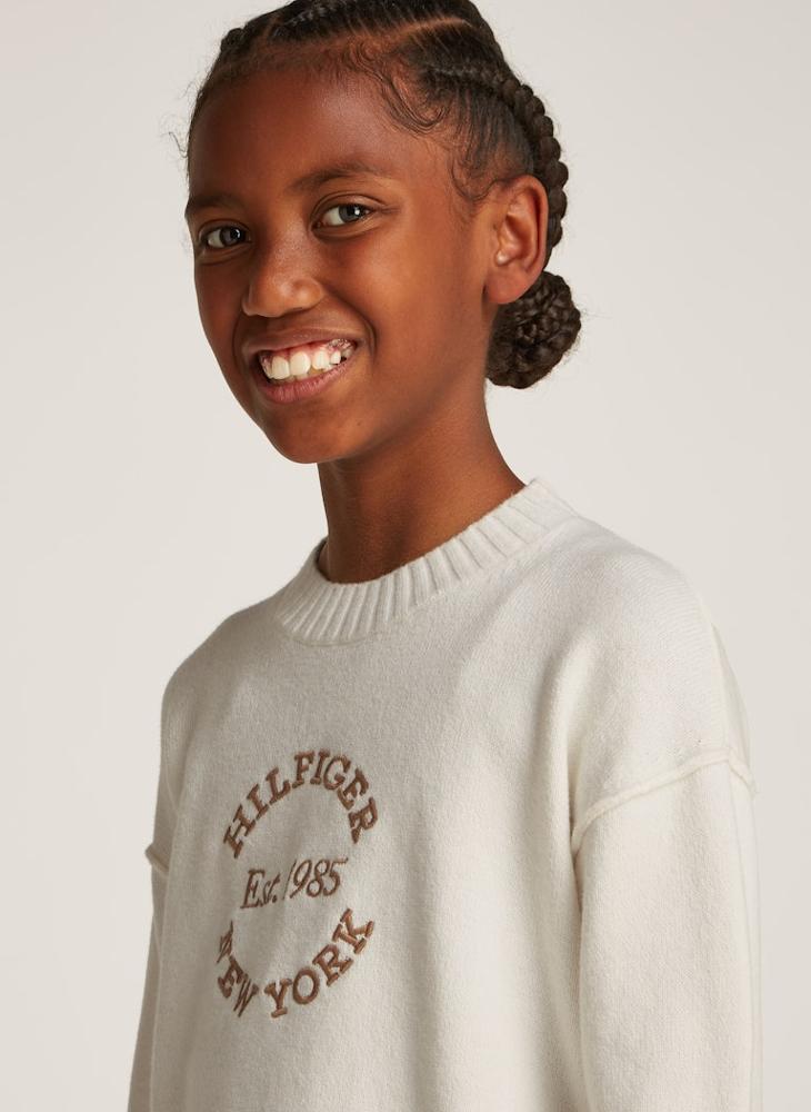 TOMMY HILFIGER Youth New York Detail Logo Sweater  - Image 3