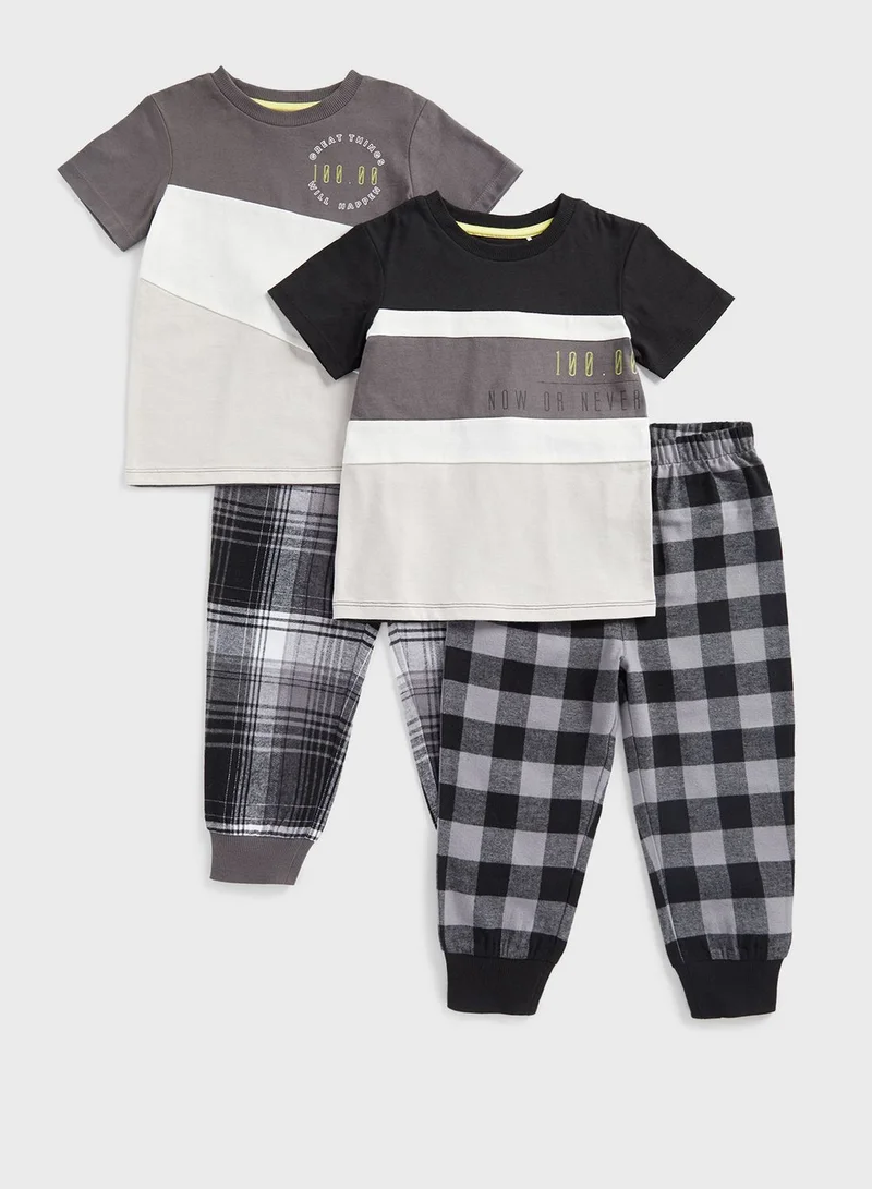 مذركير Kids 2 Pack Assorted T-Shirt & Sweatpants Set