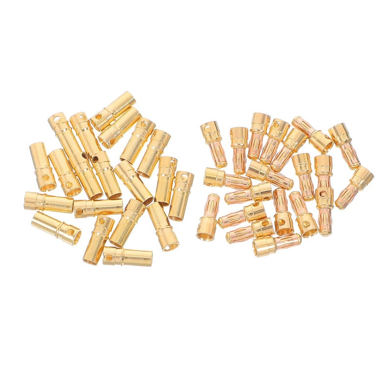 40 Set 3 5mm Gold Plated Male Female Banana Plug Connectors For RC Battery ESC Motor Wire - Image 2