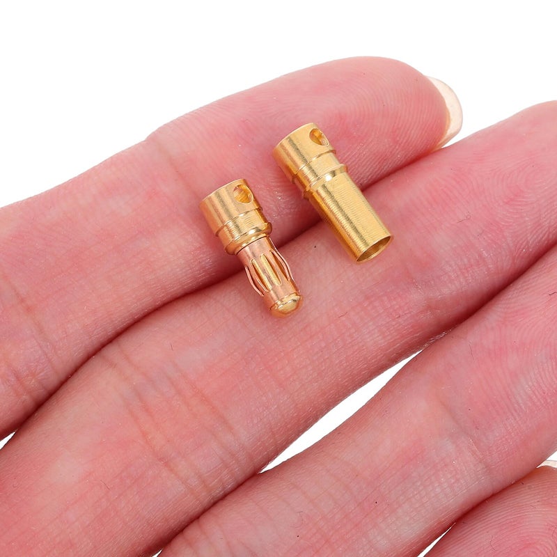 40 Set 3 5mm Gold Plated Male Female Banana Plug Connectors For RC Battery ESC Motor Wire - Image 5