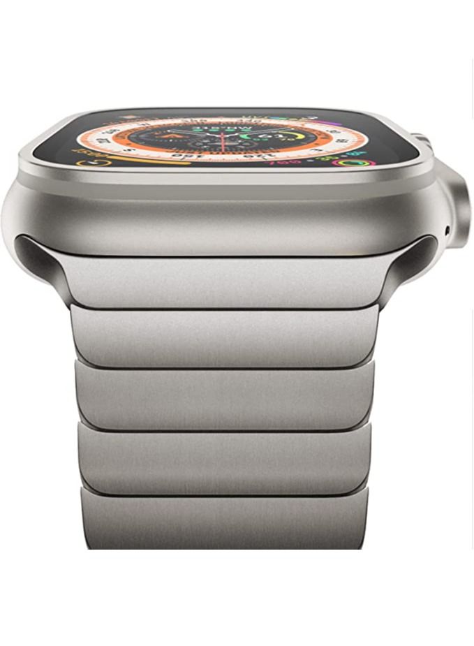 S-Color Replacement Band For Apple Watch Series 1/2/3/4/5/6/7/8 ultra SE 42/44/45/49 mm Silver  - Image 3