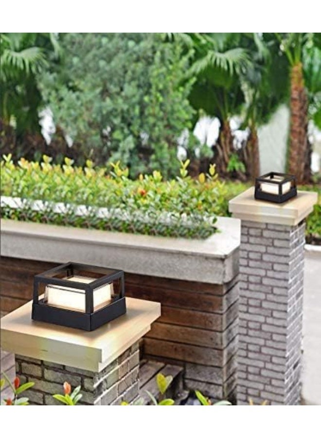 LED Outdoor Wall Gate Lamp Modern Up and Down Wall Light Square 5W 3000k Waterproof Acrylic Wall Light - Image 3