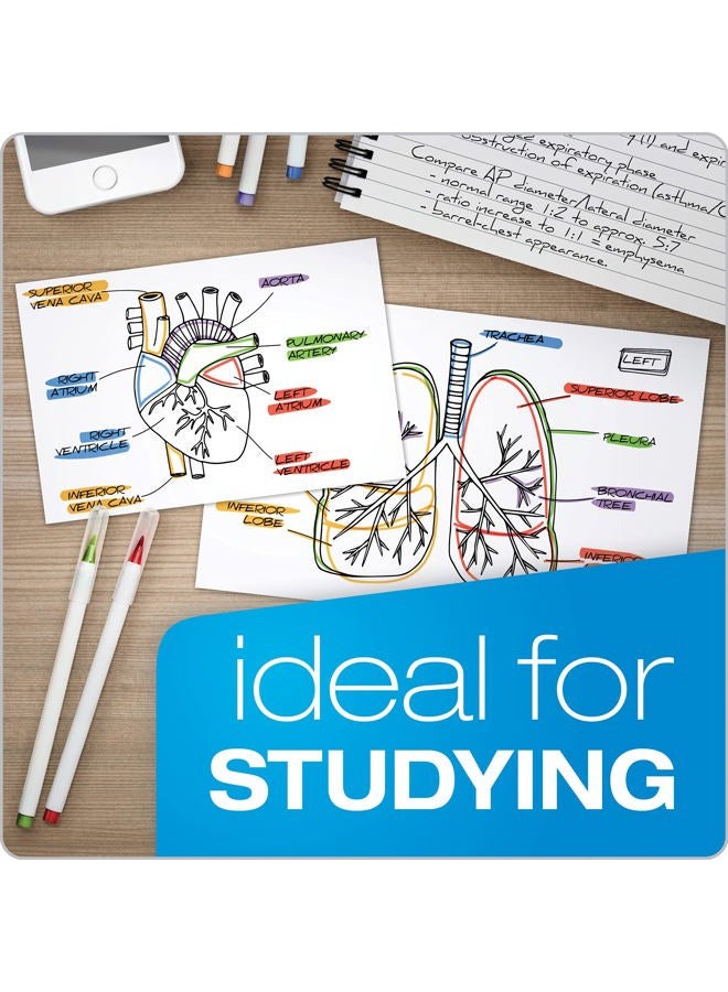 Oxford Index Cards, 3 x 5 Inches, White, Blank Notecards, Flashcards for School and Studying, Bulk Pack of Note Cards, 500 Count (5 Packs of 100) (40175) - Image 5