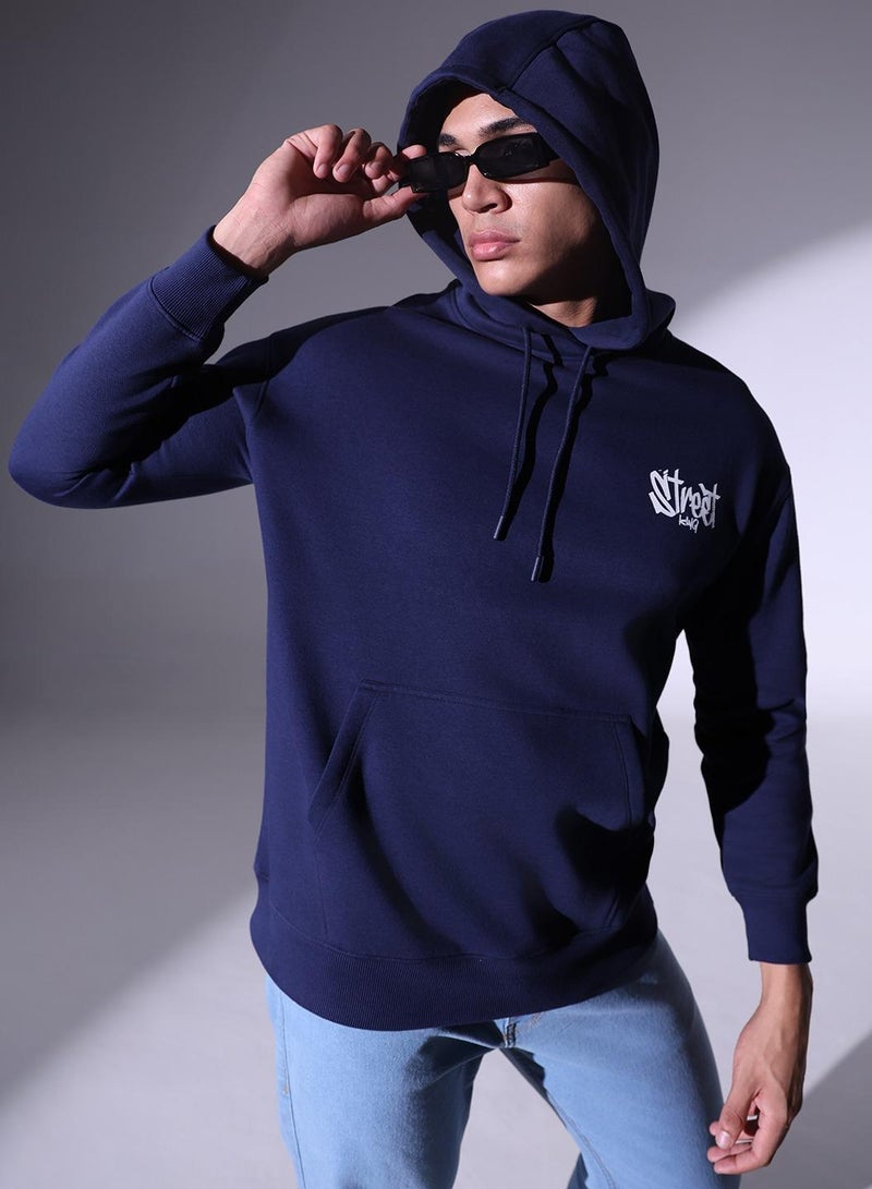 Hubberholme Navy Sweatshirt For Men - Image 1