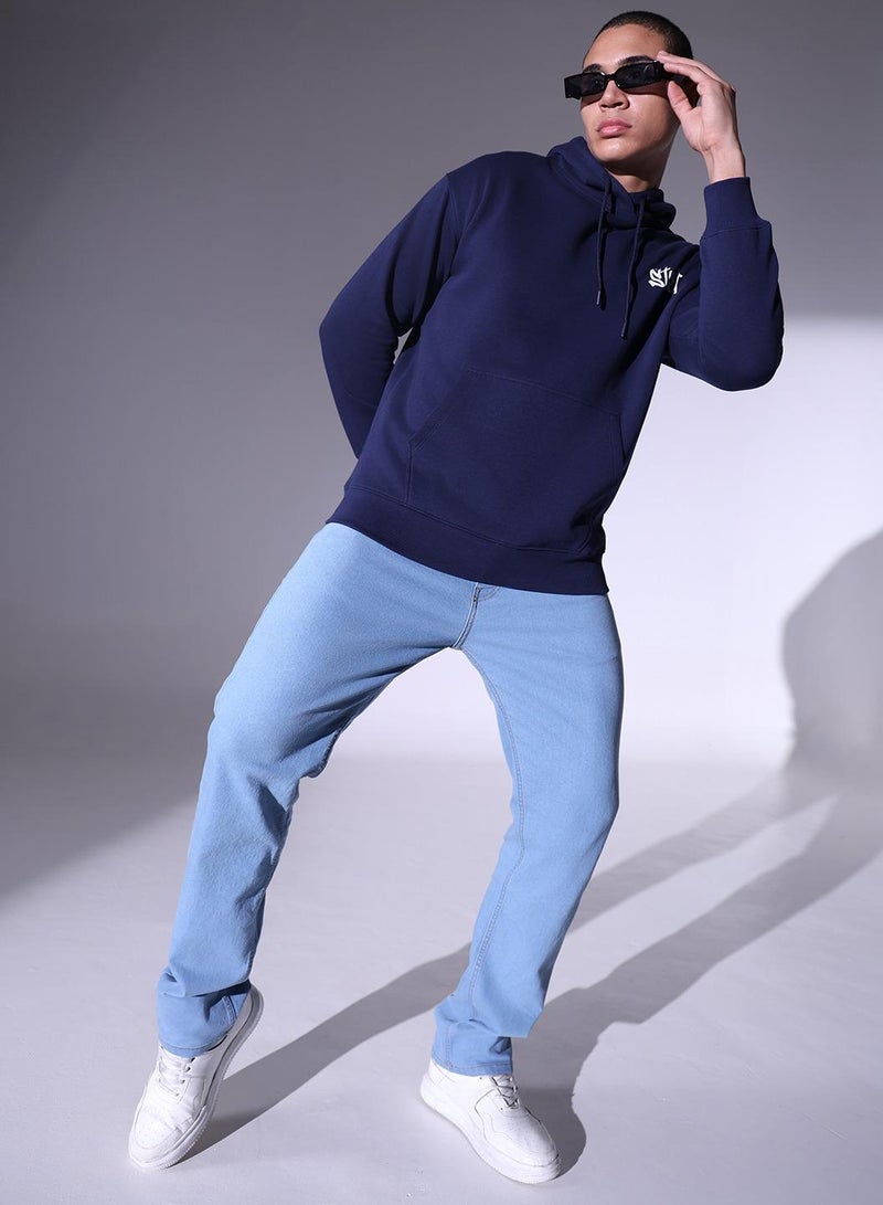 Hubberholme Navy Sweatshirt For Men - Image 2