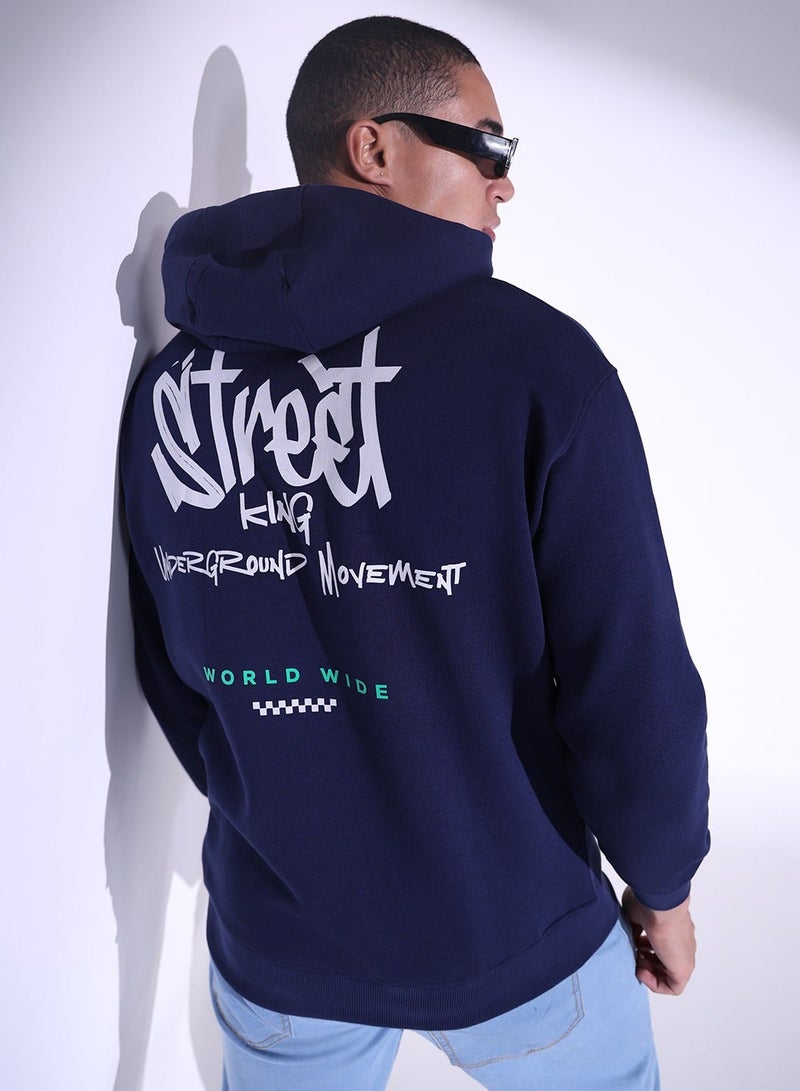 Hubberholme Navy Sweatshirt For Men - Image 5
