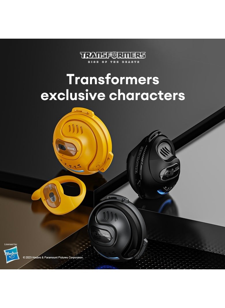 TRANSFORMERS Transformers TF-T07 TWS Wireless Headphones Bluetooth 5.4 Silver Game Sports  - Image 5