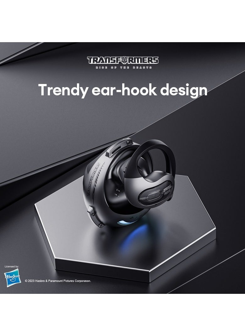 TRANSFORMERS Transformers TF-T07 TWS Wireless Headphones Bluetooth 5.4 Silver Game Sports  - Image 4
