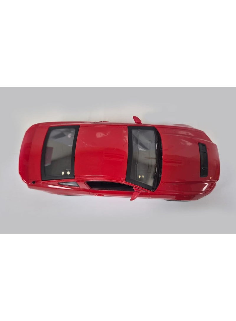 The Toys Home Licensed Ford Shelby GT500 – 1:32 Pull‑Back Friction Die‑Cast Car, Metal Body & Rubber Tires, Opening Doors, Display Window Box (Red/Grey/Black) – Collectible Toy for Kids & Adults - Image 3