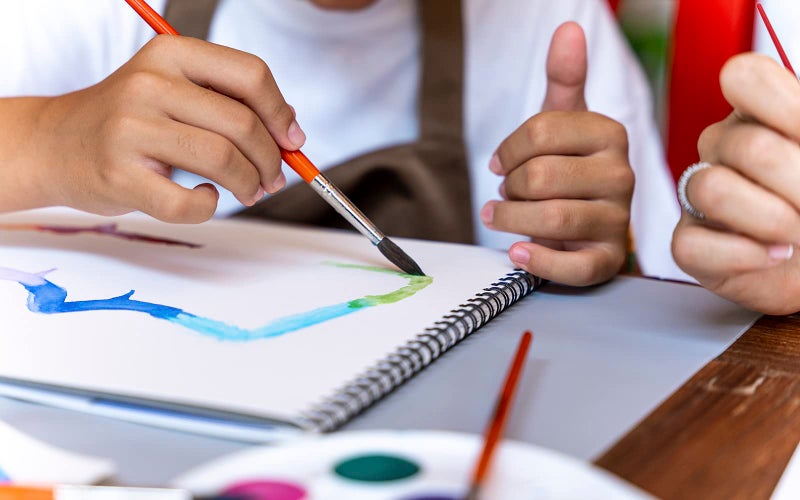 Jovi - Watercolor Paint + Brush Set, 22 tabs of 30mm, Bright and Intense Colors, Easy to dilute with Water and Quick Drying Paint, Gluten Free (830/22) - Image 5