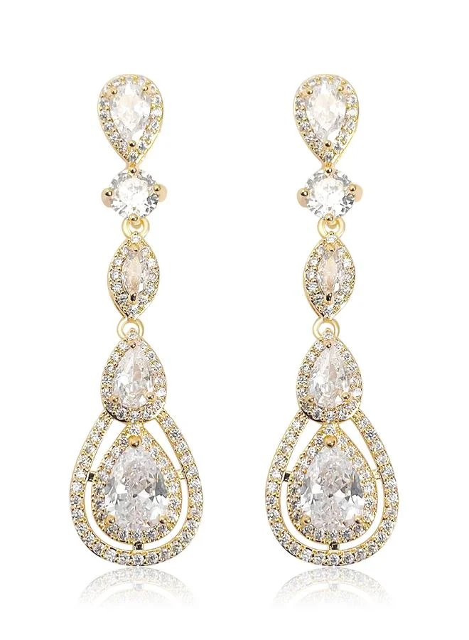 Take Two  Embellished Dangle Earrings for Women | Best Price UAE
