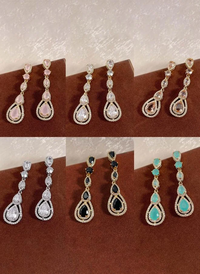 Take Two  Embellished Dangle Earrings for Women | Best Price UAE