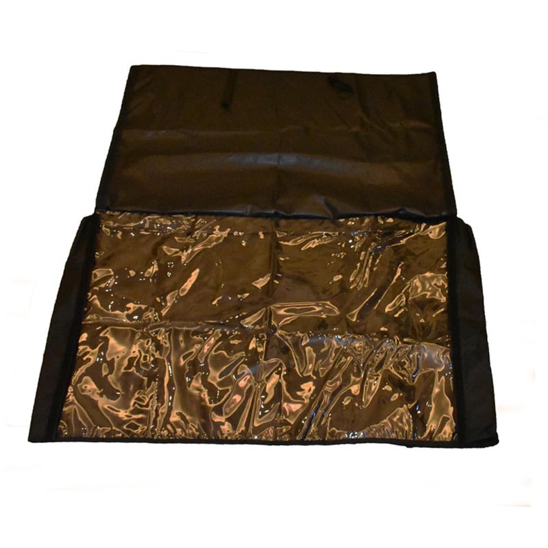 Black Outdoor TV Cover Weatherproof Protection against Rain Dust UV 106X67X13cm - Image 2