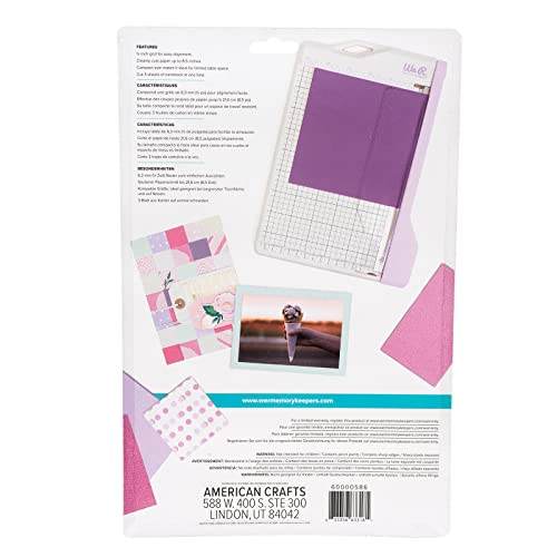 We R Memory Keepers Mini Guillotine Paper Cutter-Lilac - Image 3