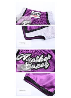 NIBEMINENT Muay Thai Fight Shorts,MMA Shorts Clothing Training Cage Fighting Grappling Martial Arts Kickboxing Shorts Clothing  - Image 4