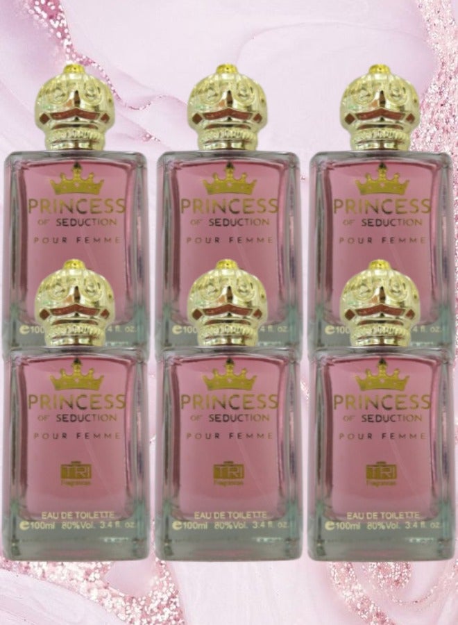 TRI 6 Pieces Princess Perfume 100ml EDT - Image 1