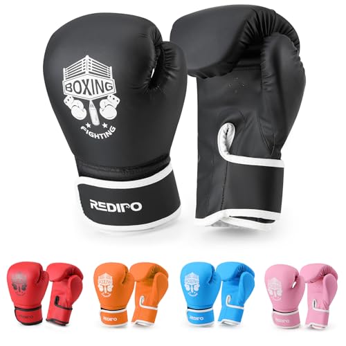 Redipo Kids Boxing Gloves, Sponge Foam Training Sparring Gloves Thai Kick Boxing for Kid and Youth, Suitable for Boys and Girls Age 3 to 9 Years - Image 1