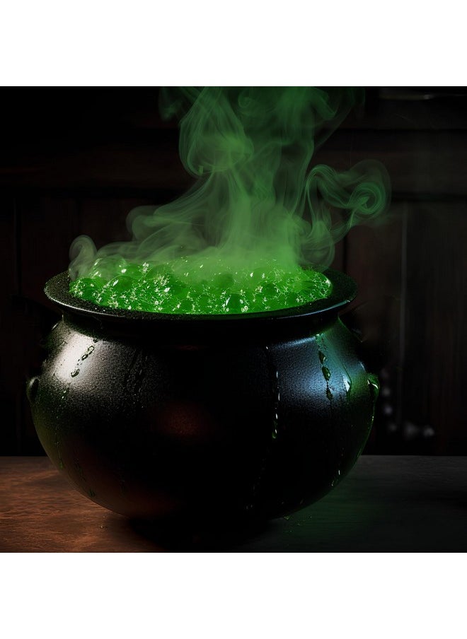 GiftExpress GiftExpress 8" Black Cauldron Kettle, St Patrick's Cauldron Pot of Gold, Cauldron Halloween Decor  - Image 2