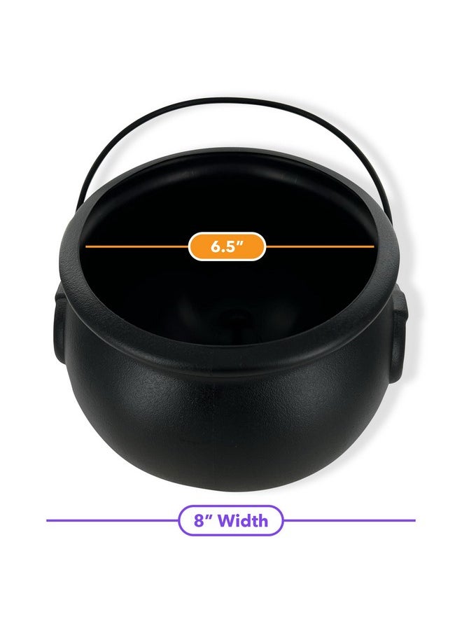 GiftExpress GiftExpress 8" Black Cauldron Kettle, St Patrick's Cauldron Pot of Gold, Cauldron Halloween Decor  - Image 4