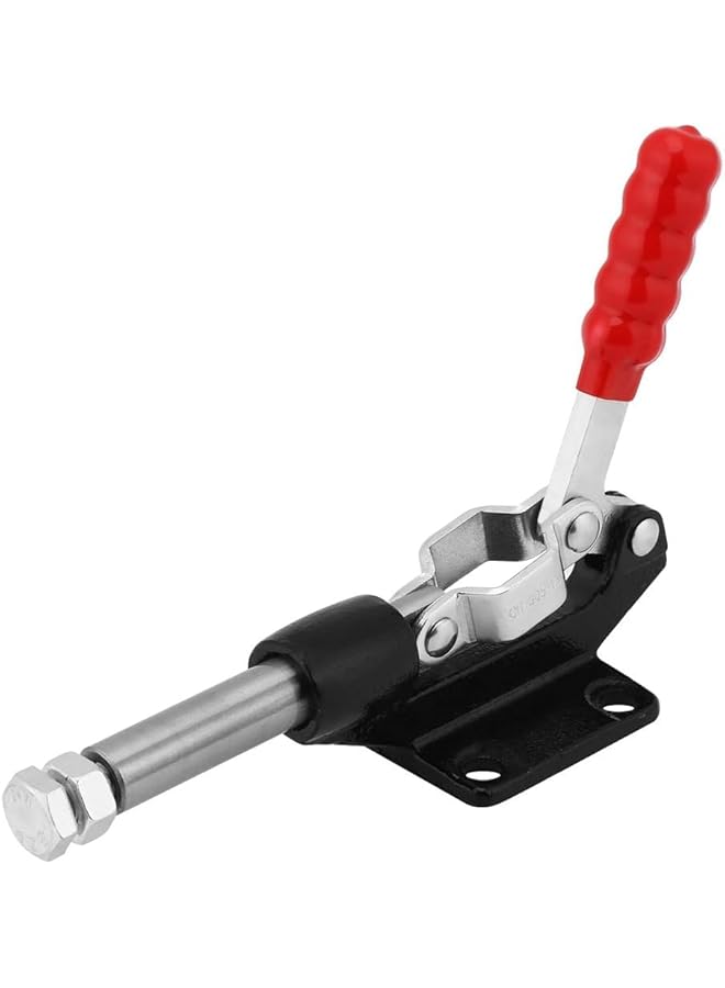 promass Push Pull Toggle Clamp Heavy Duty Holding Capacity, Plunger Stroke Clamp Flange Base Plate (Color : 1PCS) - Image 3