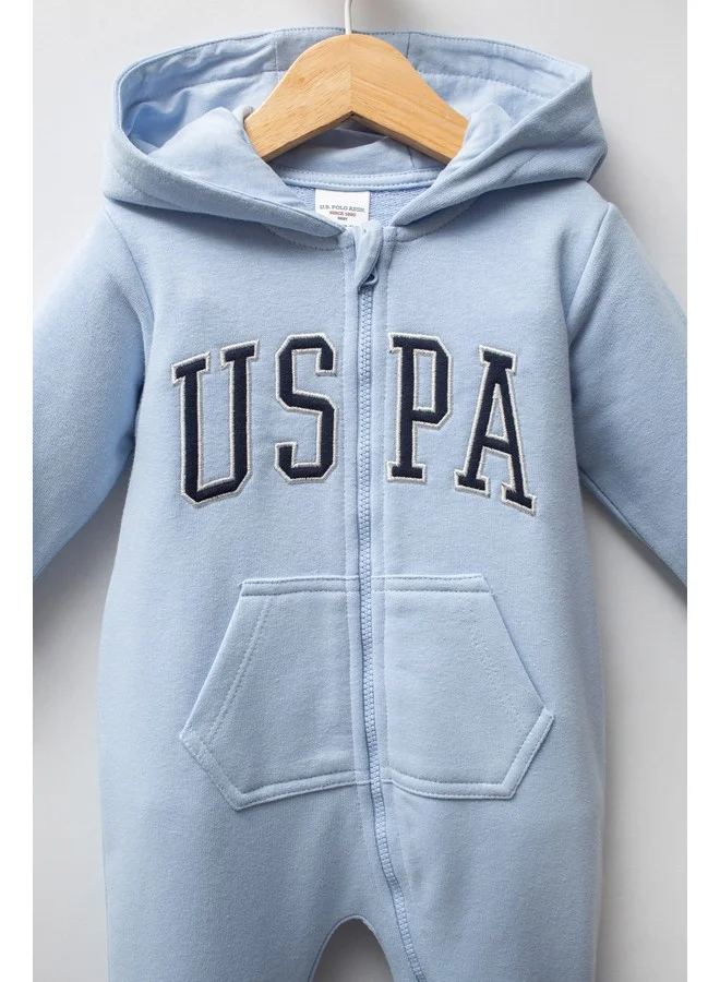 U.S. Polo Assn. U.S. Polo Assn. Baby Boys Blue Overalls