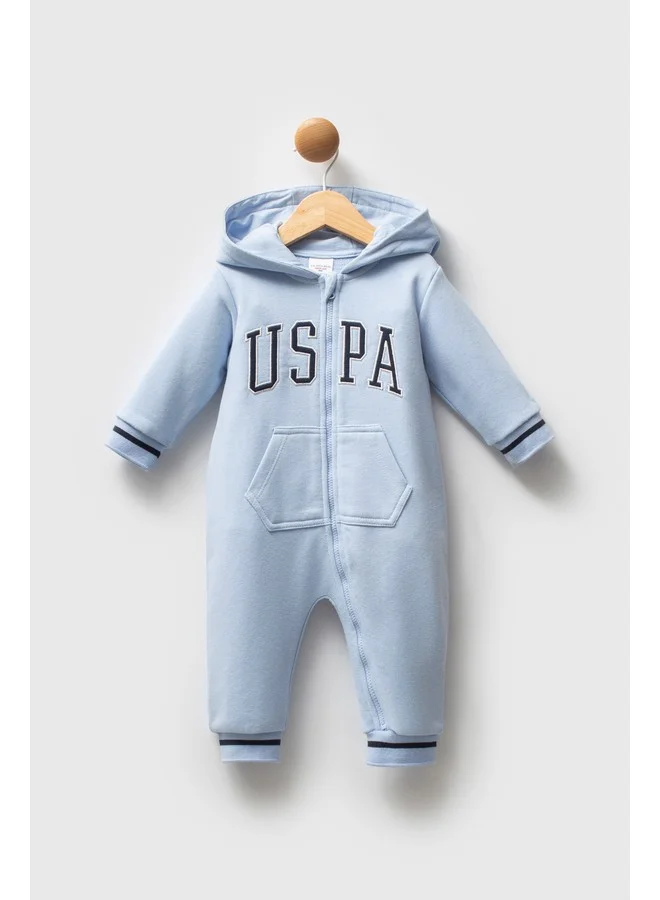U.S. Polo Assn. U.S. Polo Assn. Baby Boys Blue Overalls