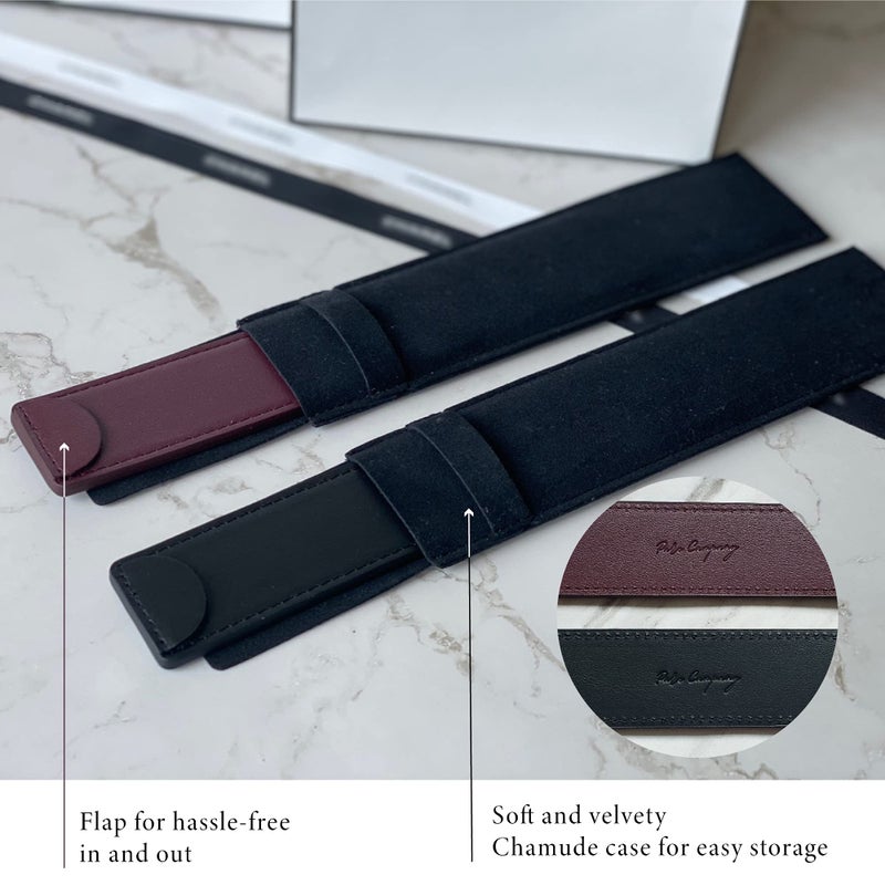 Bonte WOC Shaper, Made With Italian Leather, Base Shaper, Saver and Insert for Wallet on Chain Bags, Full Grain Italian Leather (Wine) - Image 4