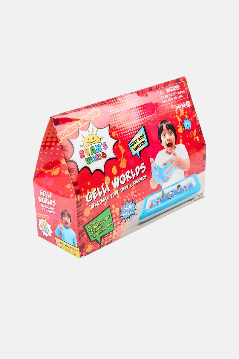 Ryan's World Gelli Worlds Inflatable Tray Childrens Imaginative Playset, Red Combo - Image 3