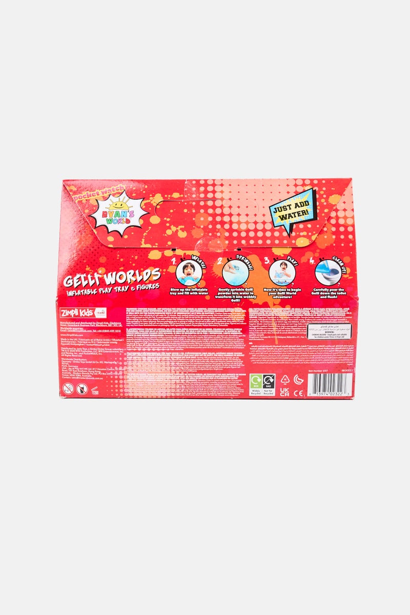 Ryan's World Gelli Worlds Inflatable Tray Childrens Imaginative Playset, Red Combo - Image 2