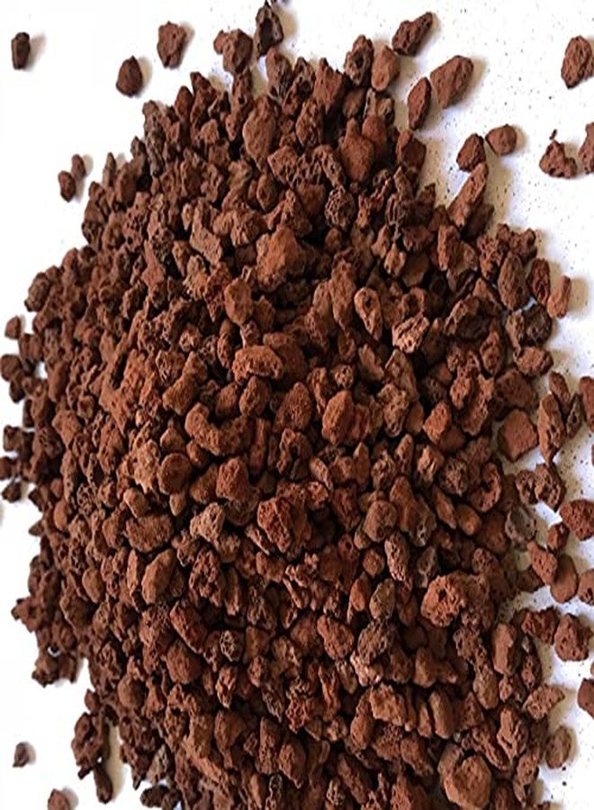 رقائق الحمم البركانية الحمراء من VAYINATO Petzlifeworld لقاعدة حوض السمك كرمل مغذي وللنباتات الداخلية (1 كجم) - Image 2