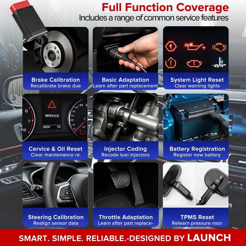 LAUNCH AIOBD Bluetooth OBD2 Scanner - Full System Diagnostics with AI Fault Explanation - Image 5