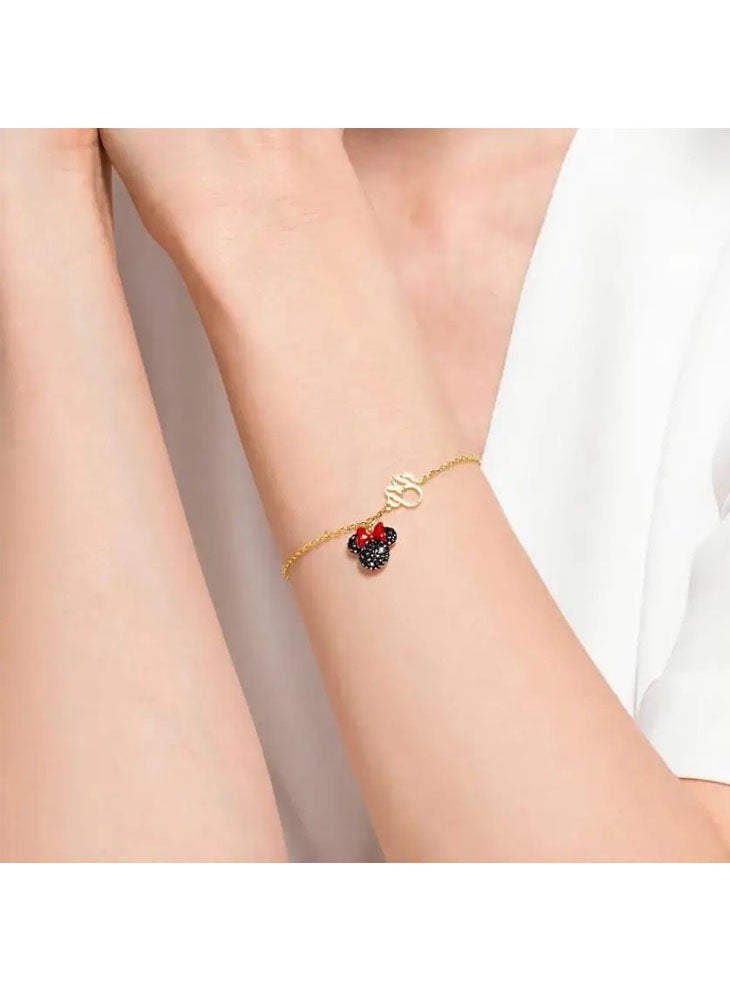 General - Mickey And Minnie Design Stone Studded Bracelet - Image 1