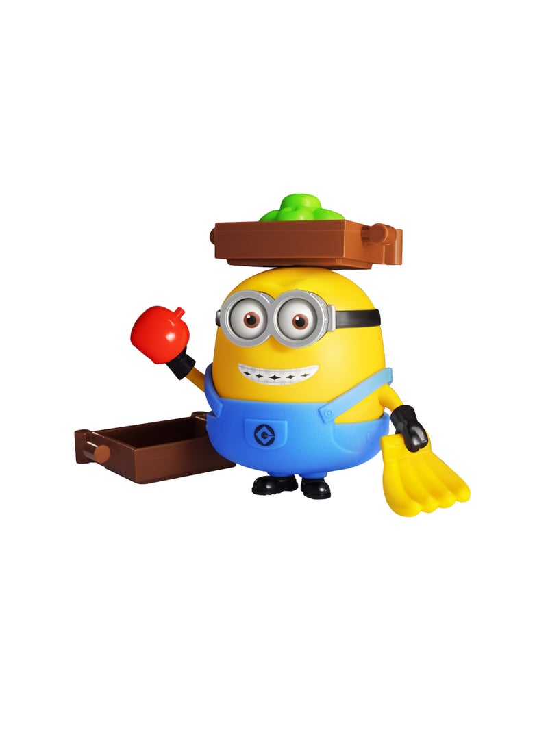 BLOKEES [TOP]Blokees Minions preCOOL Jelly Factory 02 Otto the Fruit Handler Model Kit | Buildable Minion Figure | Snap-Fit STEM Toy | Collectible Display | Gift for Kids - Image 5
