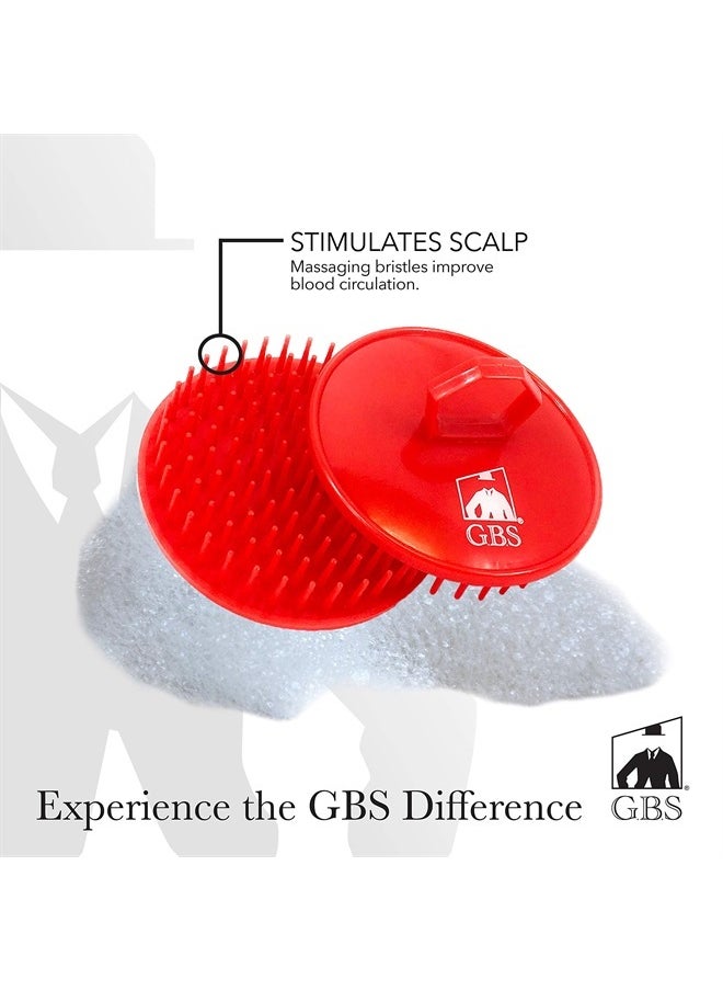 G.B.S Shampoo Massage Brush, Red  - Image 5